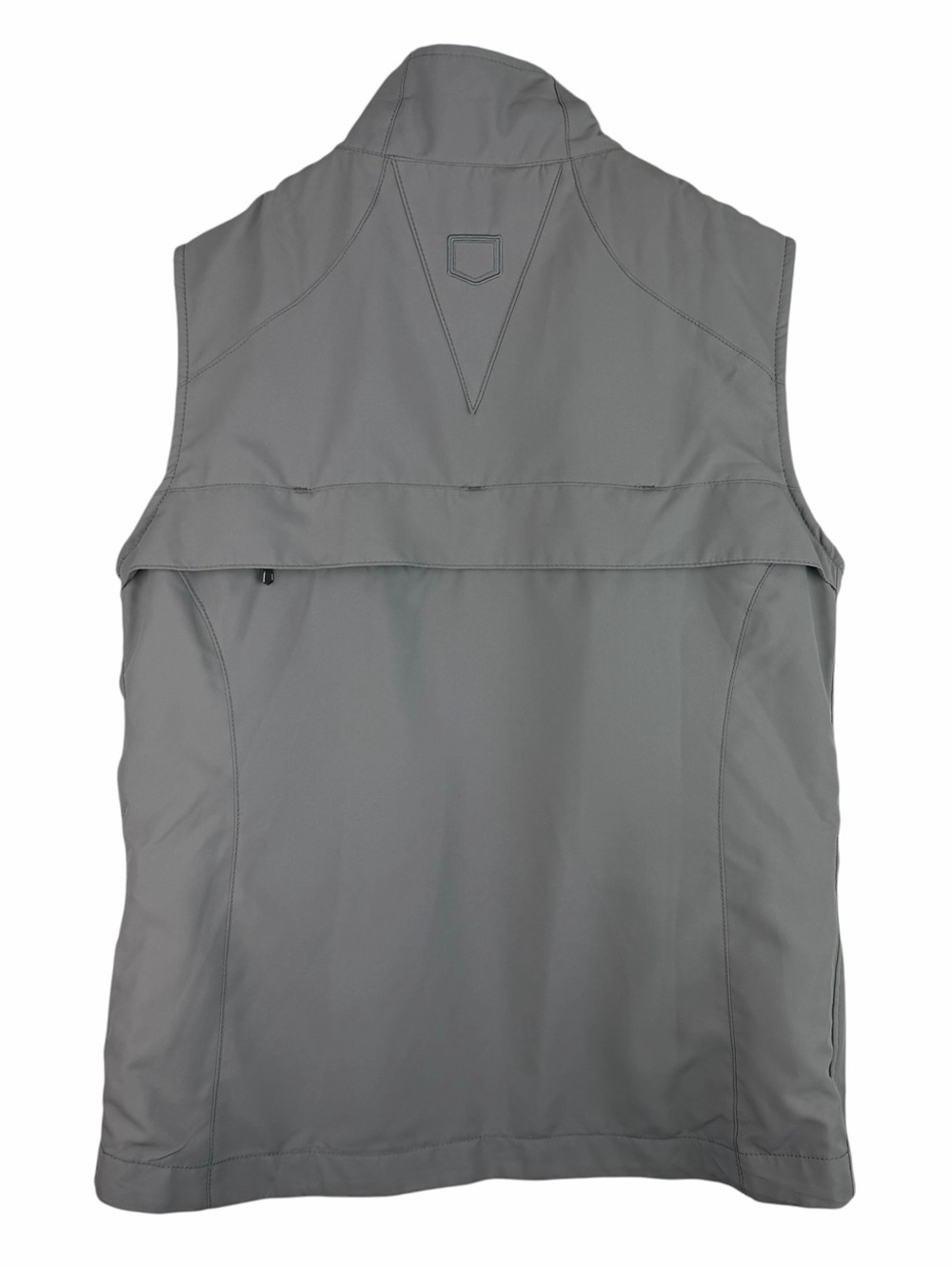 Scottevest | Gray RFID Full Zip Multi Pocket Travel Vest - Picture 4 of 12